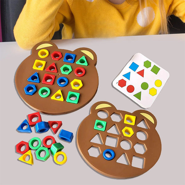 Pedagogiskt Formpussel för Barn – Kreativt & Lärorikt Leksak | Playwise Constructa