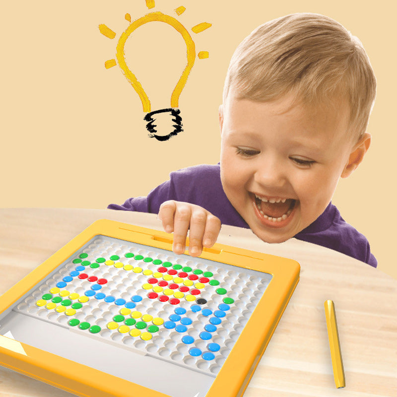 CreativBoard Magnetiskt Ritbord för Barn – Pedagogisk Leksak för Kreativitet och Färdigheter, 4–6 År