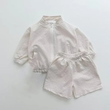 Trendig Bomber-outfit för Barn – Baby, Småbarn, Förskolebarn, Svart/Vit, Bomull, Storlek 0–5 År