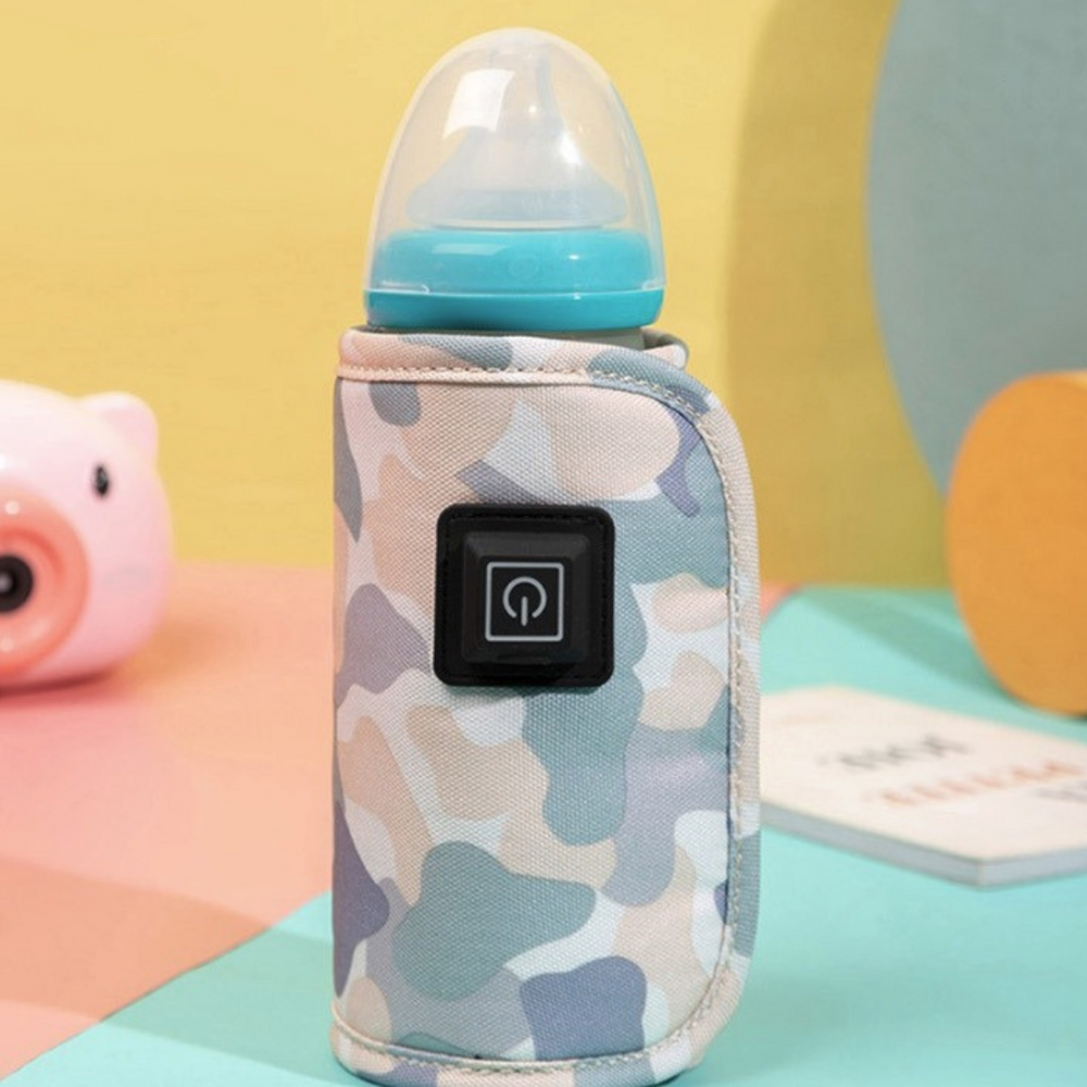 Bärbar Babyflaskvärmare – Värm Mjölk På Språng på Minuter | USB & Type-C Anslutning