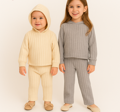ComfortFit Träningsset Flickor – Mjukt, Stretchigt & Stilrent för Aktiva Barn 2–4 År