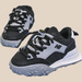 Sneakers - Gali Unisex, Svart/Orange, Polyester, Storlek 21-30