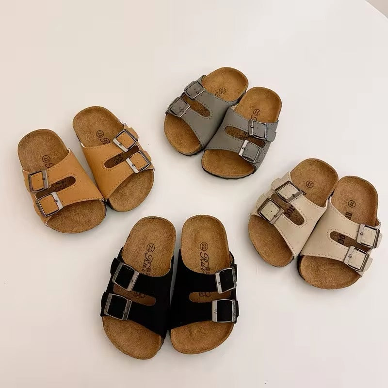Off-White Barnflipflops – Storlek 22-30 | Bekväma & Lättviktiga | Stabil Sula & Halkfri