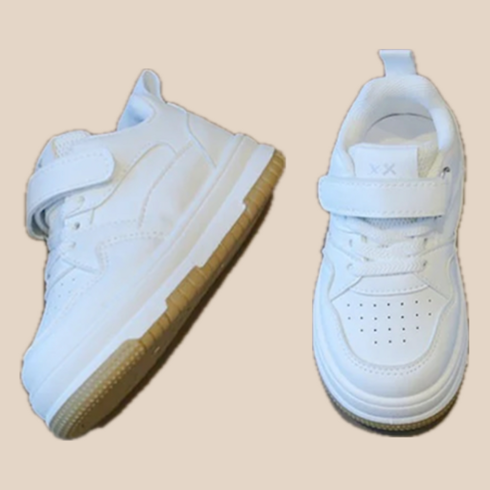 Sneakers – Yaoun Unisex, Vit, Läder, Storlek 21–32