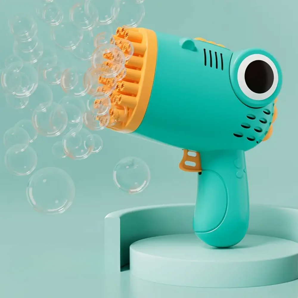 Dino Bubbelpistol – 40 Munstycken För Hundratals Bubblor | Lekglädje För Barn
