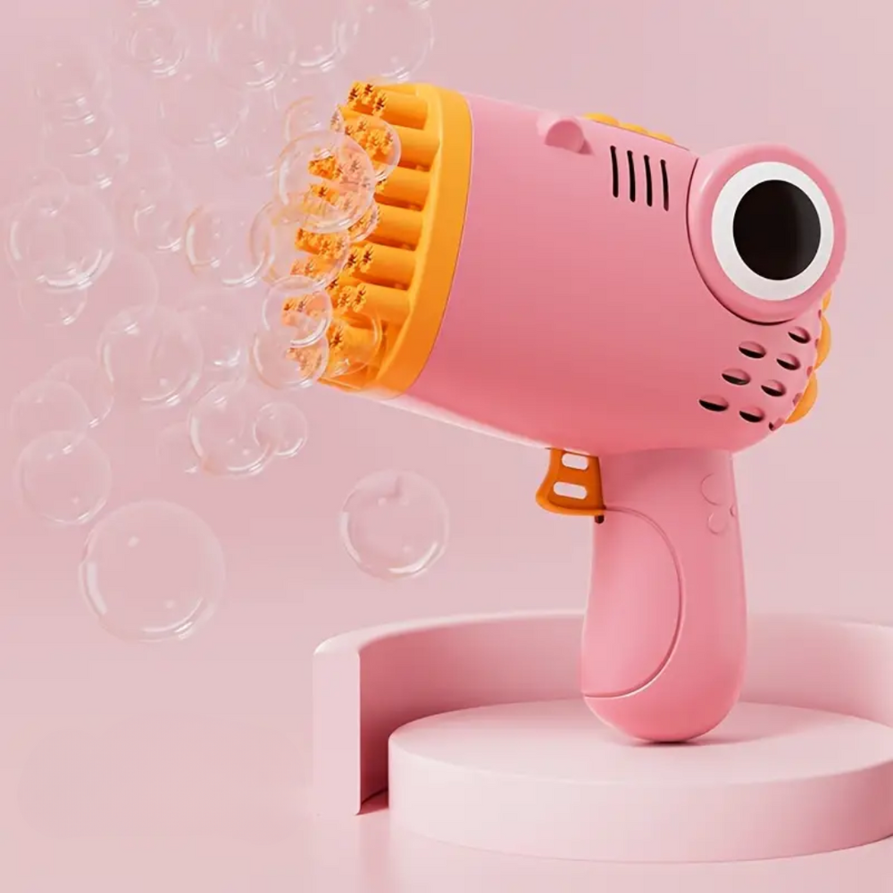 Dino Bubbelpistol – 40 Munstycken För Hundratals Bubblor | Lekglädje För Barn