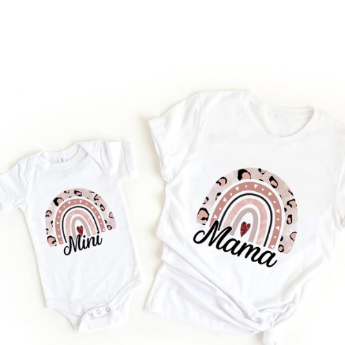 Mamma & Dotter Matchande Set – Tröja & Sparkdräkt