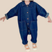 Jumpsuit/Overall för småbarn och barn – I Love My Mummy, Blå/Beige, Bomull, Storlek 1–7 år