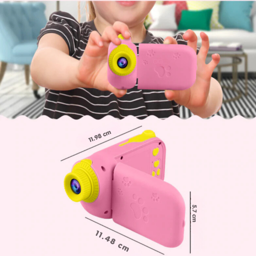 Digital Barnkamera för Barn 12MP – Kreativt Lek- och Lärande med Filter, Zoom & Spel