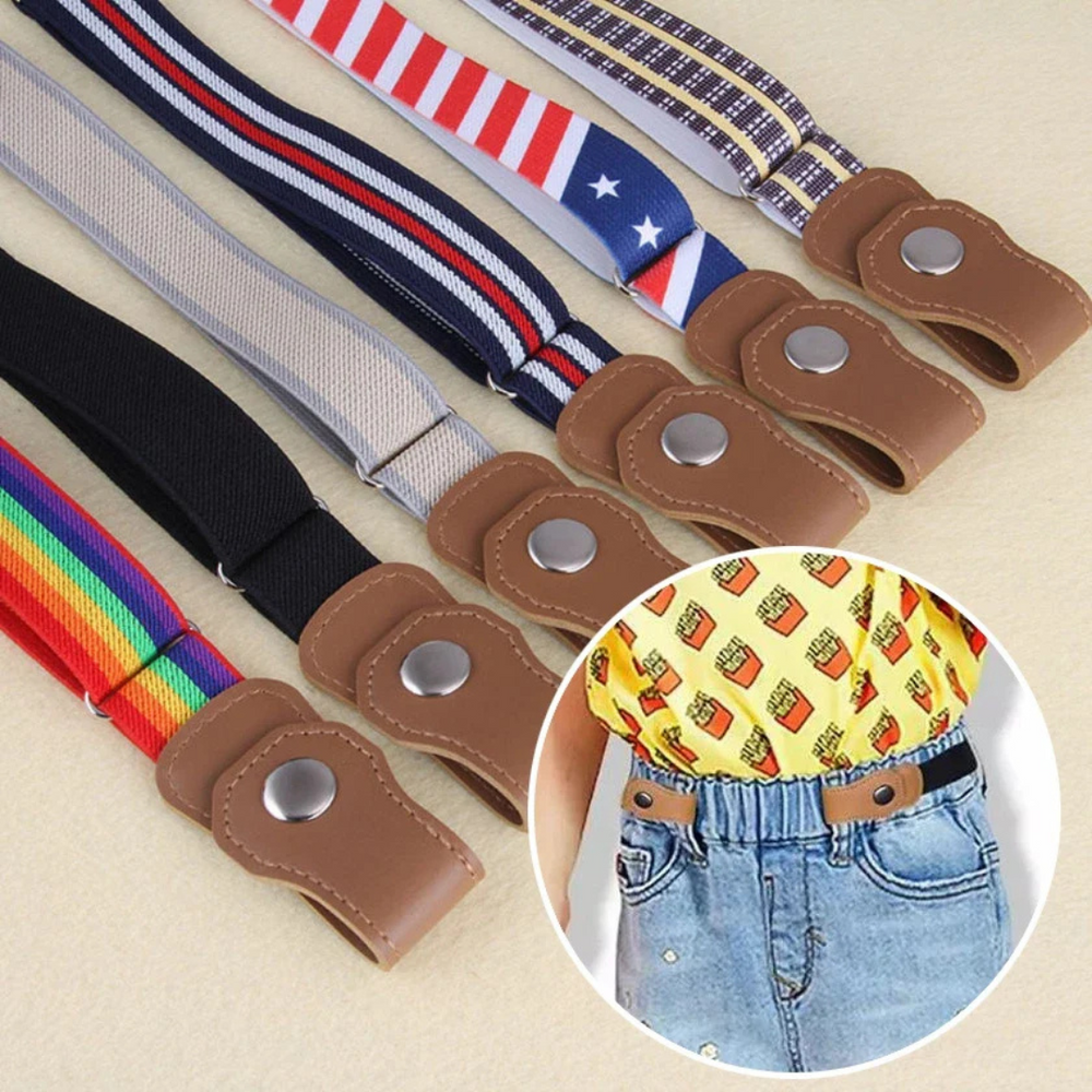 StretchFit Elastiskt Barnbälte – Bekvämt & Justerbart för Aktiva Barn | Inga Spännen, Perfekt Passform