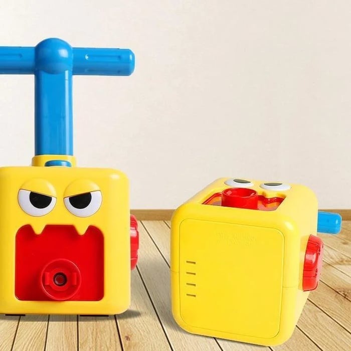 TurboPop Luftpumpande Leksaksbil – Pedagogisk och Snabb Lek för Barn 2+