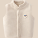 Väst med Emblem – Woef Unisex, Brun/Blå/Rosa/Vit, Fleece, Storlek 1–5 år