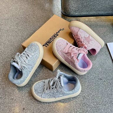 Glitter Sneakers Flicka – Bekväma & Stilsäkra Barnskor | Lumina Kids