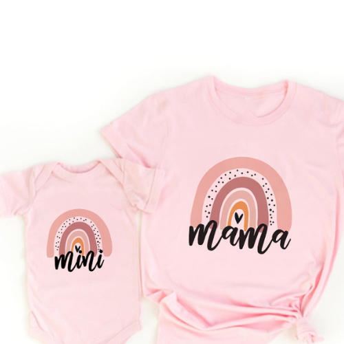 Mamma & Dotter Matchande Set – Tröja & Sparkdräkt