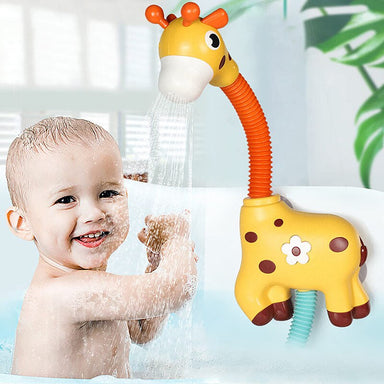 Giraffe Splash™ Vattenfontän för Småbarn – Pedagogiskt Badleksak utan Batterier