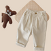 Casualbyxor med resår i midjan - Comfort Boys, Beige/Brun, Storlek 1-5 år