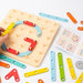CreatiBoard Montessori Pusselbräde för Barn – Pedagogiskt Träleksak för Kreativitet och Färdigheter
