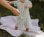 Baby Sommarset 0–3 år – Randig t-shirt & shorts i bomull | Unisex-outfit