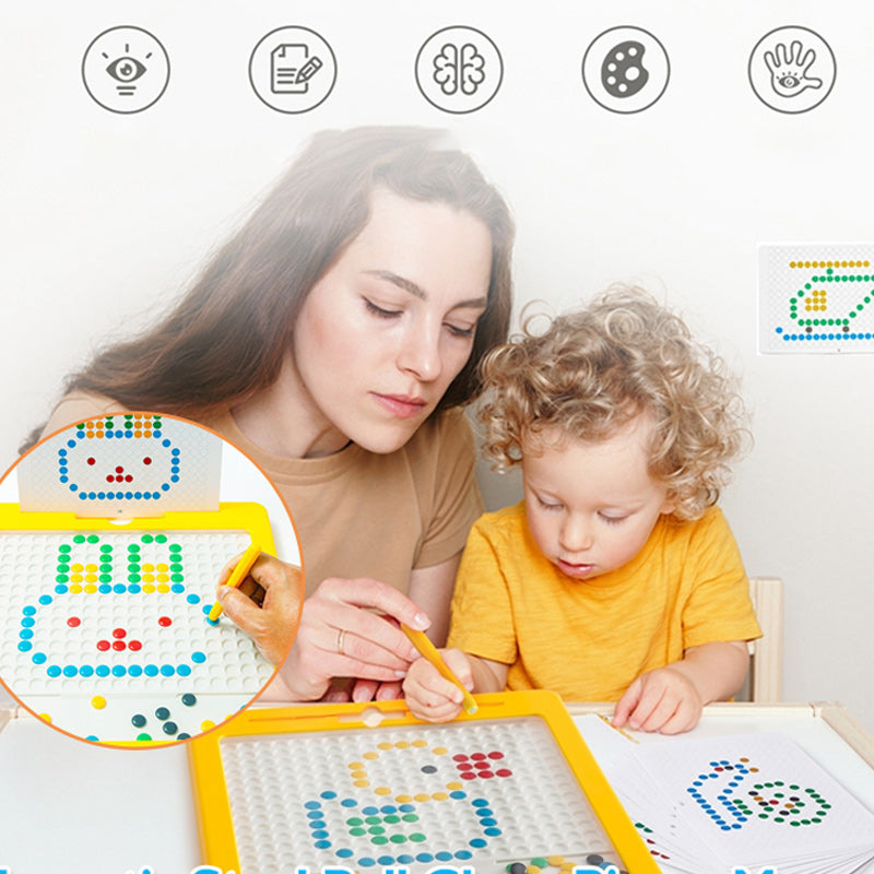 CreativBoard Magnetiskt Ritbord för Barn – Pedagogisk Leksak för Kreativitet och Färdigheter, 4–6 År