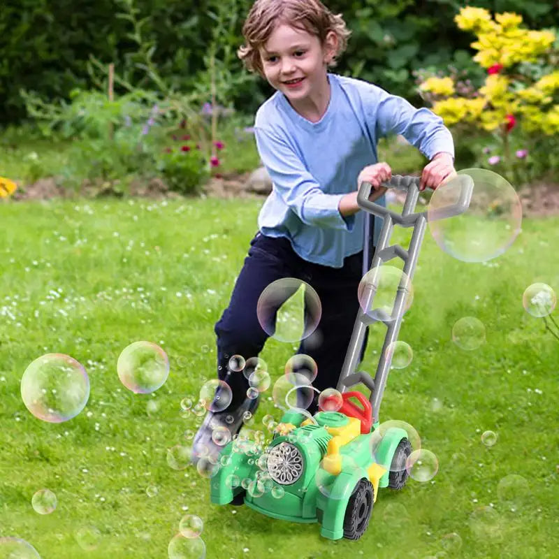 Bubbelgräsklippare – Aktivt Uteleksak för Barn, Perfekt för Födelsedagskalas