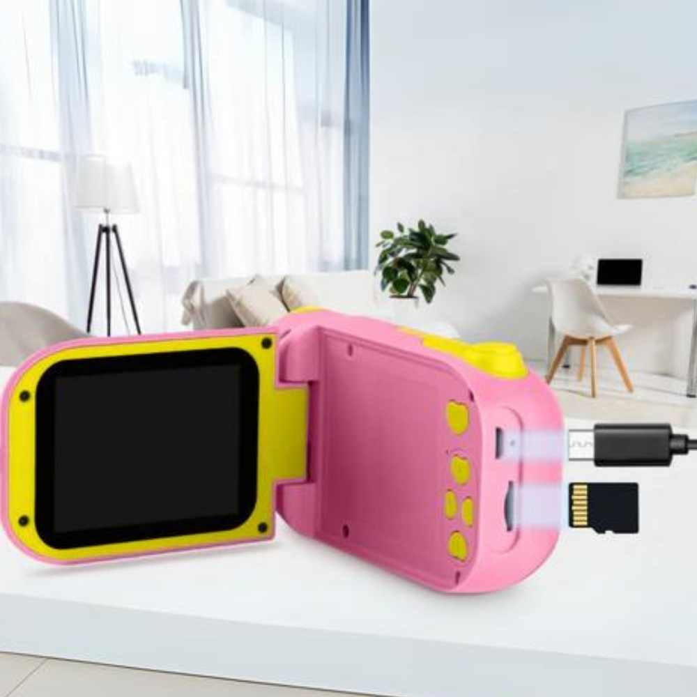 Digital Barnkamera för Barn 12MP – Kreativt Lek- och Lärande med Filter, Zoom & Spel