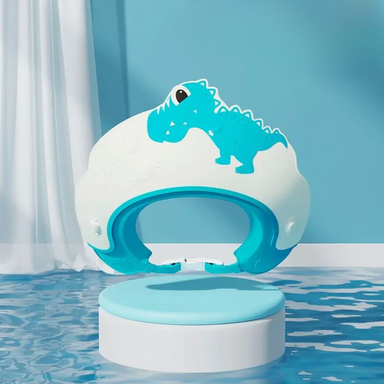 DinoSplash Baby Badmössa – Skydd mot Schampo och Vatten för Babys och Småbarn