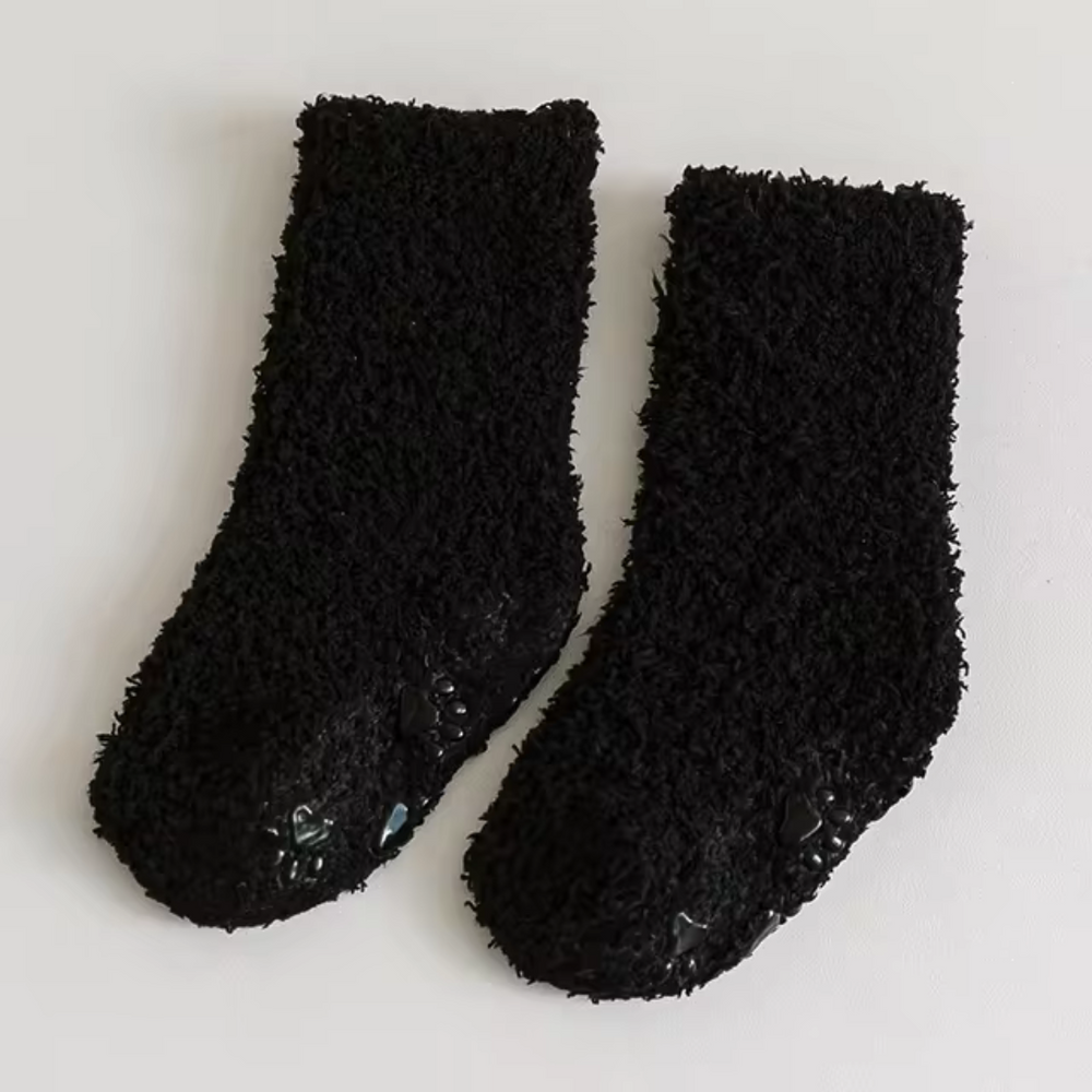 Varma Babysockor Fleece | CozySteps Sockor för Bebisar | Mjuka Vintersockor Barn