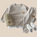 Joggingdress med Björn-Emblem – Djibouti Unisex, Grå/Rosa/Gul/Blå/Brun, Bomull, Storlek 0–4 år