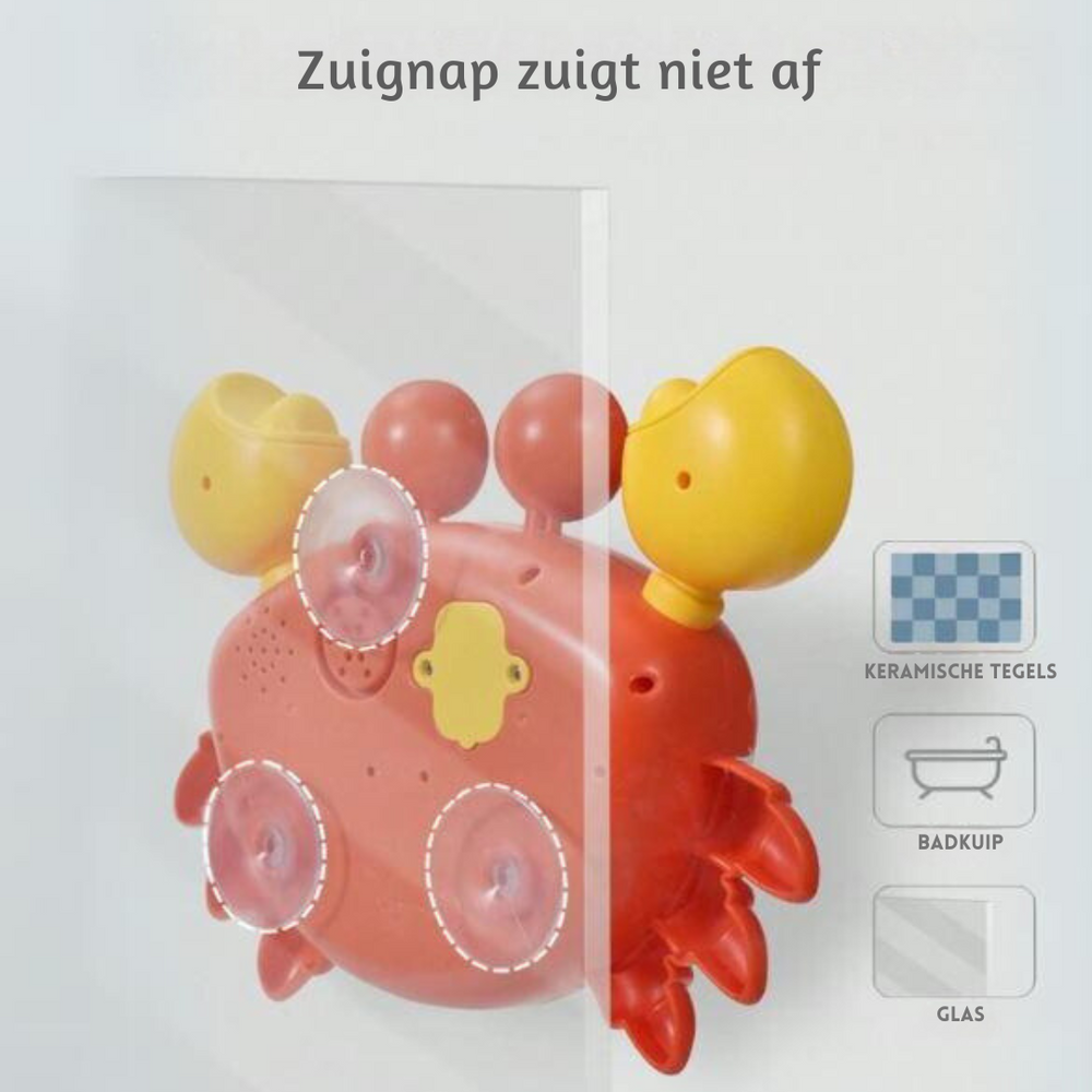 Bubbelkrabba badleksak – Rolig & säker bubbelmaskin för barn 3–6 år