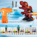 DinoBuilder Byggleksaksset – Kreativt Pedagogiskt Leksak med Fungerande Verktyg och Dino-designs