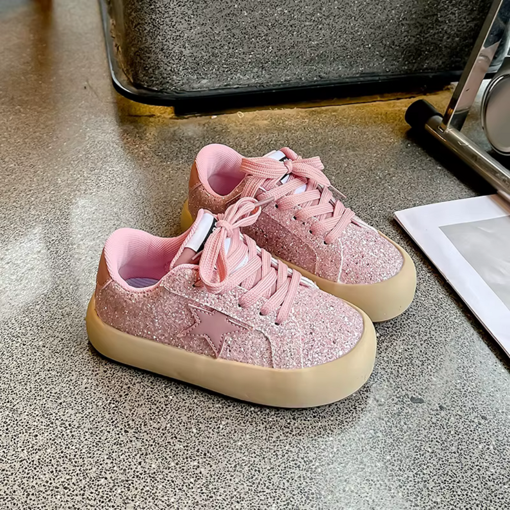 Glitter Sneakers Flicka – Bekväma & Stilsäkra Barnskor | Lumina Kids