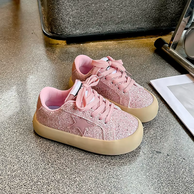 Glitter Sneakers Flicka – Bekväma & Stilsäkra Barnskor | Lumina Kids