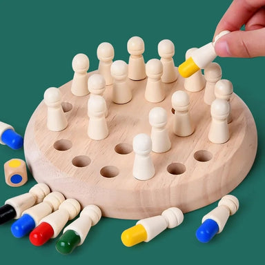Trä Minnesspel för Barn – Lärorikt och Interaktivt Memoryspel 3+ År
