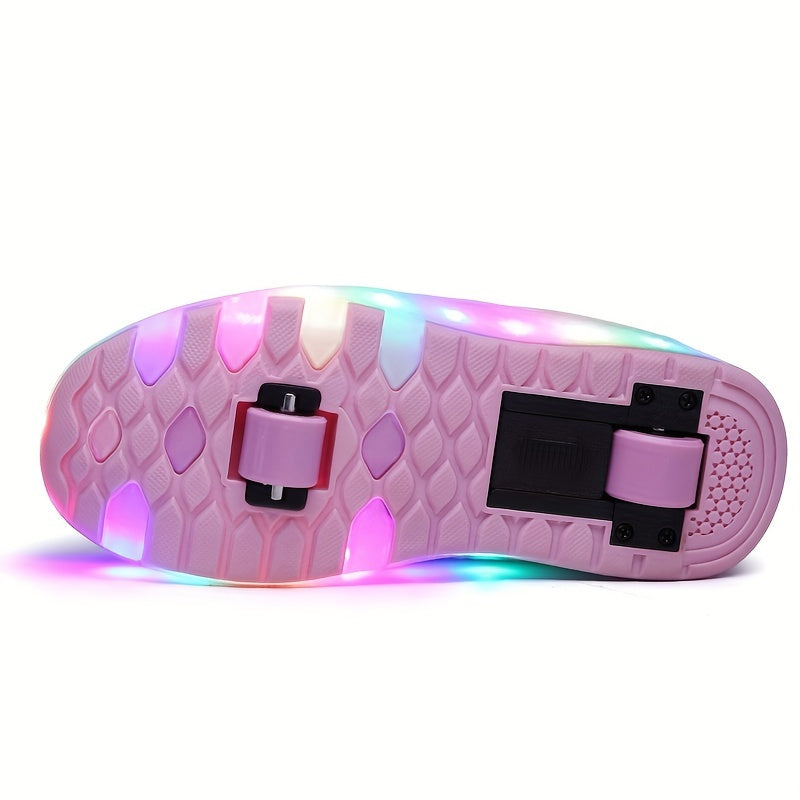 FlashRunners LED Rullskridsko Sneakers – Avtagbara Hjul | Stl. 26-35