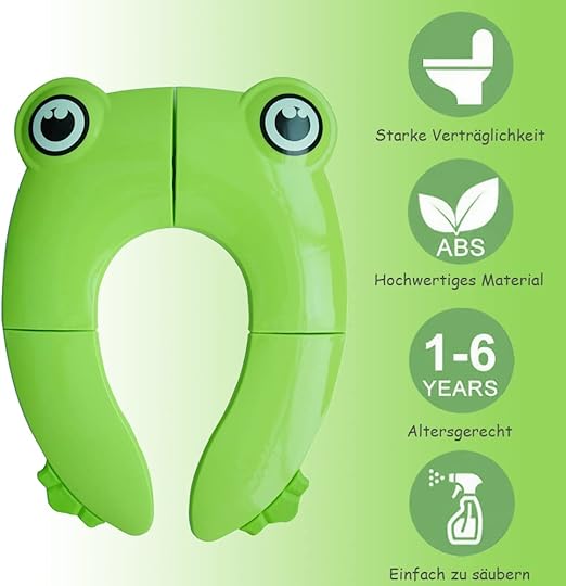 Hopfällbar Toalettsits för Småbarn – Kompakt, Halkfri & Hygienisk