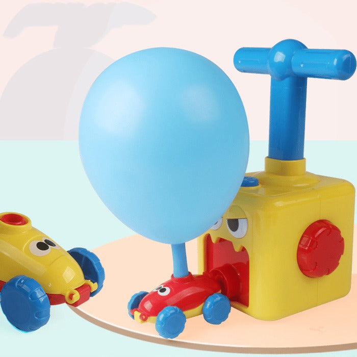 TurboPop Luftpumpande Leksaksbil – Pedagogisk och Snabb Lek för Barn 2+