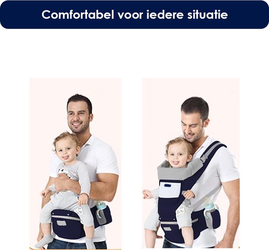 Babybärsele 6-i-1 – Ergonomisk & Justerbar med höftsits