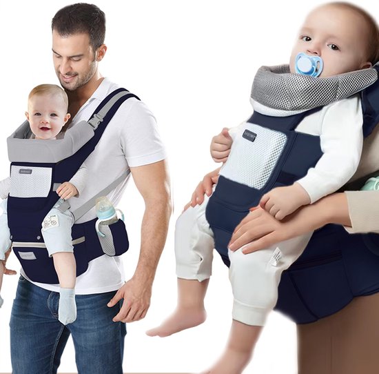 Babybärsele 6-i-1 – Ergonomisk & Justerbar med höftsits