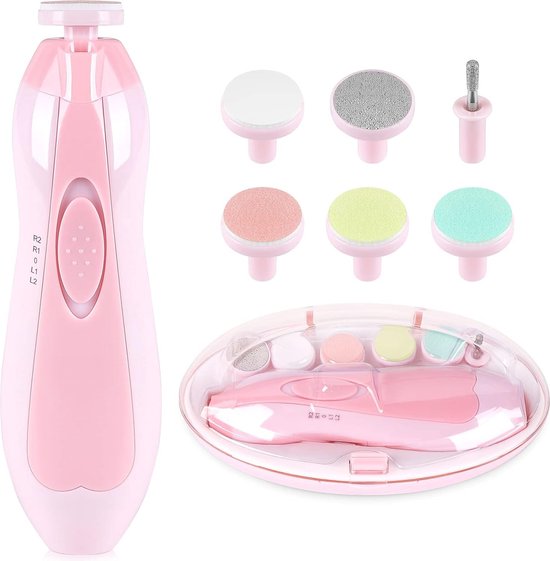 SafeCare Baby Nagelfilset – Elektrisk, Säker och Tyst Filning för Bebisar