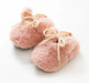 Halkfria Bunny-tofflor för Bebisar – MoreForMini Unisex, Rosa, Ull, Storlek 0–2 År