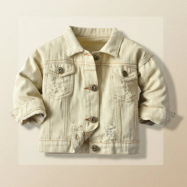 Candy Color Jeansjacka Barn – Lätt Denimjacka | 6Mån-7år