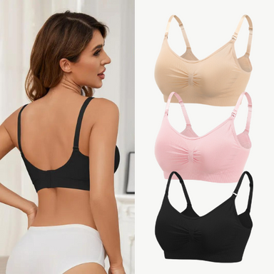 Amnings-BH set i 3-pack, mjukt och andningsbart