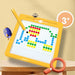 CreativBoard Magnetiskt Ritbord för Barn – Pedagogisk Leksak för Kreativitet och Färdigheter, 4–6 År