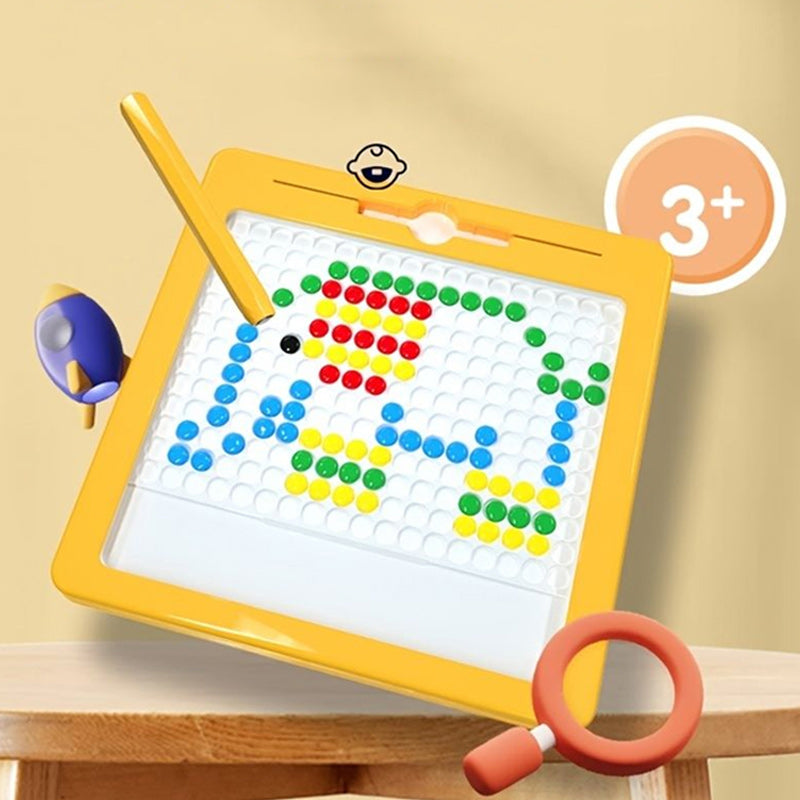 CreativBoard Magnetiskt Ritbord för Barn – Pedagogisk Leksak för Kreativitet och Färdigheter, 4–6 År