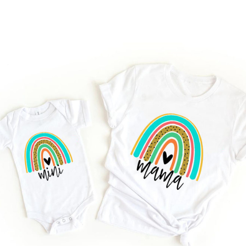 Mamma & Dotter Matchande Set – Tröja & Sparkdräkt