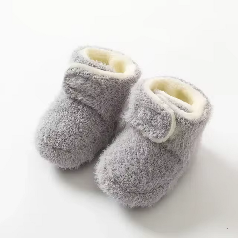 Varma Babyskor i Fleece | CozySteps Tossor för Bebisar | Komfort & Säkerhet
