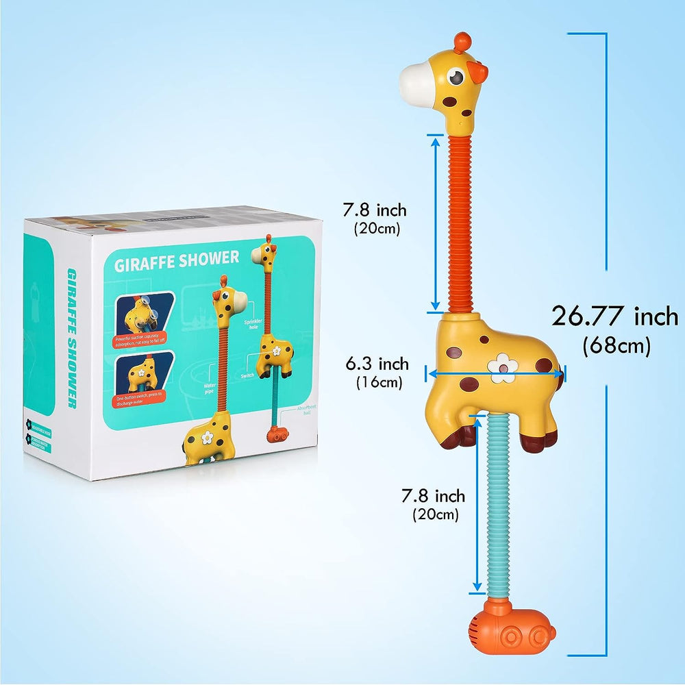 Giraffe Splash™ Vattenfontän för Småbarn – Pedagogiskt Badleksak utan Batterier