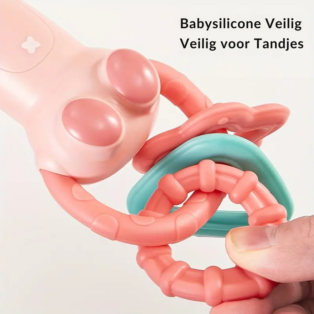 Sensorix Baby Skallra – Säker & Pedagogisk Leksak för Sinnesutveckling