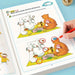 Hitta Skillnaden Aktivitetsbok – 2-Pack Pedagogisk Pusselbok för Barn