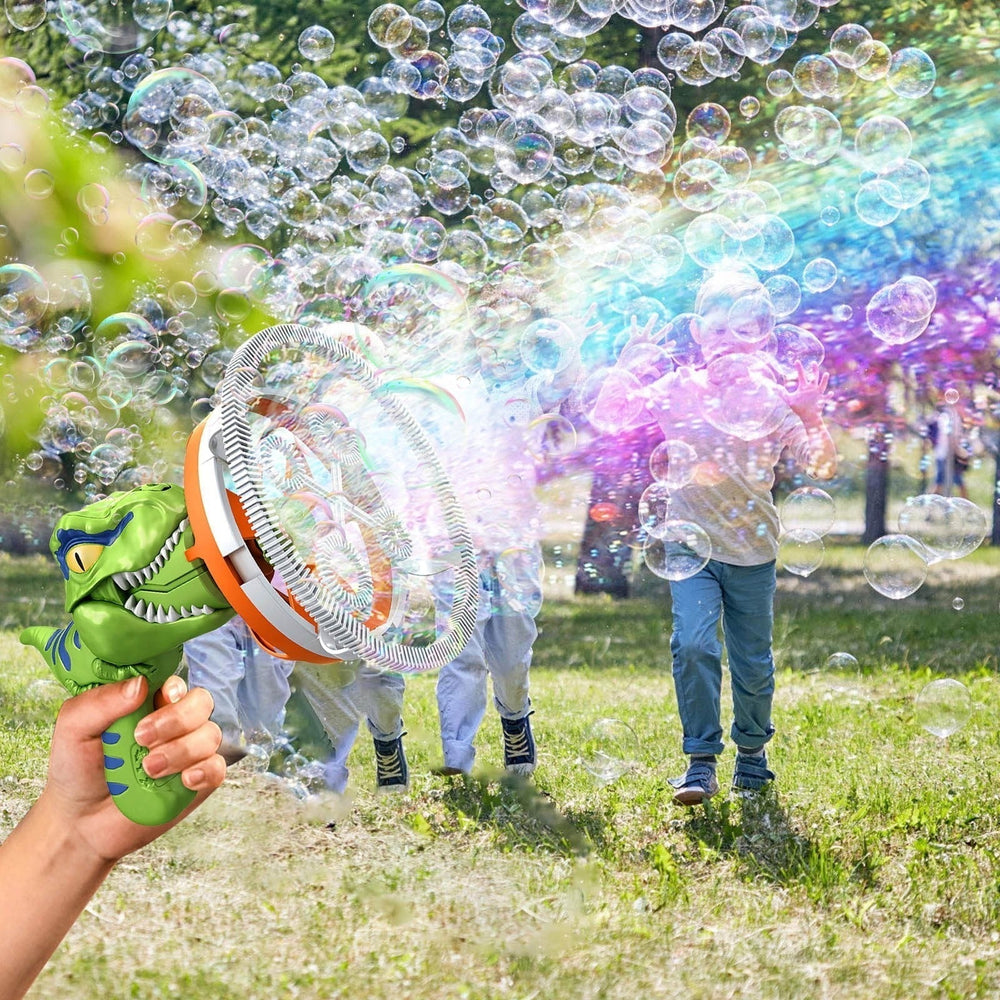 Dino Bubbelmaskin för Barn – Automatisk Bubbelmaskin för Utomhuslek från 3 År